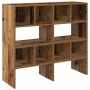 Zapateros 2 uds apilables madera vieja 89,5x30x40 cm de , Organizadores de vestidores y perchas de barra - Ref: Foro24-858854...
