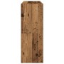 Zapateros 2 uds apilables madera vieja 89,5x30x40 cm de , Organizadores de vestidores y perchas de barra - Ref: Foro24-858854...