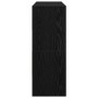 Zapateros 2 uds apilables roble negro 89,5x30x40 cm de , Organizadores de vestidores y perchas de barra - Ref: Foro24-858842,...