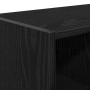 Zapateros 2 uds apilables roble negro 89,5x30x40 cm de , Organizadores de vestidores y perchas de barra - Ref: Foro24-858842,...