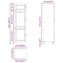 Mueble de cocina Porto de madera contrachapada blanca de , Armarios de cocina - Ref: Foro24-854107, Precio: 221,32 €, Descuen...