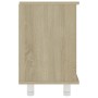 Armario de baño madera contrachapada color roble 60x32x53,5 cm de vidaXL, Muebles de baño - Ref: Foro24-802636, Precio: 50,78...