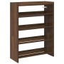Mueble zapatero madera contrachapada marrón roble 60x25x81 cm de , Zapateros y organizadores de calzado - Ref: Foro24-859884,...