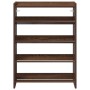 Mueble zapatero madera contrachapada marrón roble 60x25x81 cm de , Zapateros y organizadores de calzado - Ref: Foro24-859884,...