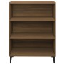 Aparador madera contrachapada marrón roble 69,5x32,5x90cm de vidaXL, Aparadores - Ref: Foro24-817380, Precio: 53,66 €, Descue...