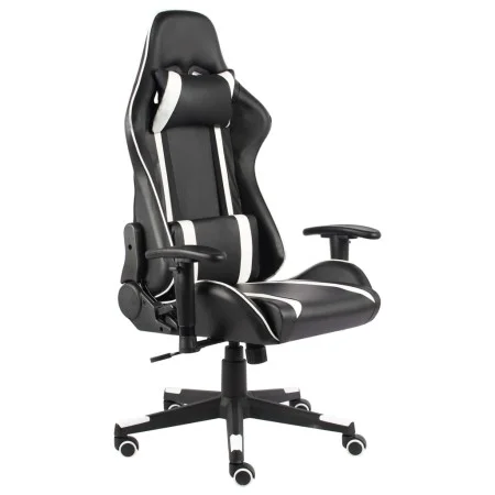Silla gaming giratoria PVC blanco de vidaXL, Sillones para videojuegos - Ref: Foro24-20482, Precio: 161,03 €, Descuento: %