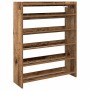 Mueble zapatero madera contrachapada madera vieja 80x25x100 cm de , Zapateros y organizadores de calzado - Ref: Foro24-859903...