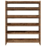 Mueble zapatero madera contrachapada madera vieja 80x25x100 cm de , Zapateros y organizadores de calzado - Ref: Foro24-859903...