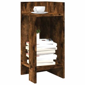 Mesas auxiliares 2 uds con estante ahumado roble 25,5x27x60 cm de , Mesas auxiliares - Ref: Foro24-858551, Precio: 40,16 €, D...