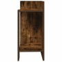 Mesas auxiliares 2 uds con estante ahumado roble 25,5x27x60 cm de , Mesas auxiliares - Ref: Foro24-858551, Precio: 40,16 €, D...