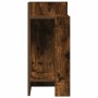 Mesas auxiliares 2 uds con estante ahumado roble 25,5x27x60 cm de , Mesas auxiliares - Ref: Foro24-858551, Precio: 40,16 €, D...