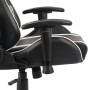 Silla gaming giratoria PVC blanco de vidaXL, Sillones para videojuegos - Ref: Foro24-20482, Precio: 163,33 €, Descuento: %