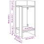 Mesas auxiliares 2 uds con estante negro 25,5x27x60 cm de , Mesas auxiliares - Ref: Foro24-858545, Precio: 40,84 €, Descuento: %