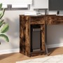 Torre de ordenador con cajón roble ahumado 35x45x77 cm de , Escritorios - Ref: Foro24-858744, Precio: 61,35 €, Descuento: %