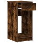 Torre de ordenador con cajón roble ahumado 35x45x77 cm de , Escritorios - Ref: Foro24-858744, Precio: 61,35 €, Descuento: %