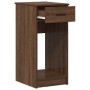 Torre de ordenador con cajón roble marrón 35x45x77 cm de , Escritorios - Ref: Foro24-858746, Precio: 62,99 €, Descuento: %