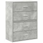 Armarios con 2 cajones 2 uds gris hormigón 60x31x40 cm de , Cajoneras - Ref: Foro24-858828, Precio: 96,96 €, Descuento: %