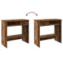 Escritorio de madera ingeniería madera envejecida 80x40x75 cm de , Escritorios - Ref: Foro24-860479, Precio: 65,80 €, Descuen...