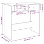 Escritorio de madera ingeniería madera envejecida 80x40x75 cm de , Escritorios - Ref: Foro24-860479, Precio: 65,80 €, Descuen...
