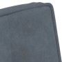 Sillón de relax con reposapiés terciopelo gris oscuro de , Sillas - Ref: Foro24-4012328, Precio: 90,17 €, Descuento: %