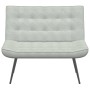 Banco de terciopelo gris claro 110x74x84 cm de , Bancos - Ref: Foro24-4012337, Precio: 137,23 €, Descuento: %