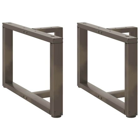 Patas de mesa centro forma T 2uds acero natural 60x25x(42-43)cm de , Patas para mesas - Ref: Foro24-4013035, Precio: 87,43 €,...