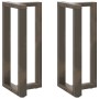 Patas de mesa bar forma T 2 uds acero natural 40x35x(90-91)cm de , Patas para mesas - Ref: Foro24-4013075, Precio: 141,40 €, ...