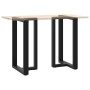 Patas de mesa de bar forma T 2 uds acero negro 60x35x(90-91) cm de , Patas para mesas - Ref: Foro24-4013080, Precio: 166,33 €...