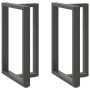 Patas de mesa bar forma T 2 uds acero antracita 60x35x(90-91)cm de , Patas para mesas - Ref: Foro24-4013082, Precio: 153,67 €...