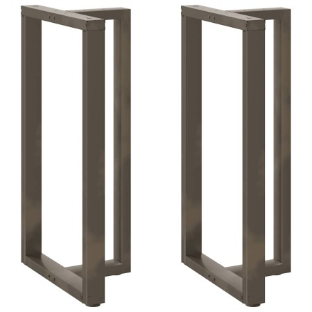 Patas mesa bar forma T 2 uds acero natural 60x35x(110-111) cm de , Patas para mesas - Ref: Foro24-4013107, Precio: 162,79 €, ...