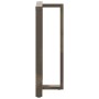 Patas mesa bar forma T 2 uds acero natural 60x35x(110-111) cm de , Patas para mesas - Ref: Foro24-4013107, Precio: 162,79 €, ...