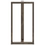 Patas mesa bar forma T 2 uds acero natural 60x35x(110-111) cm de , Patas para mesas - Ref: Foro24-4013107, Precio: 162,79 €, ...