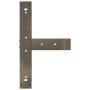 Patas mesa bar forma T 2 uds acero natural 60x35x(110-111) cm de , Patas para mesas - Ref: Foro24-4013107, Precio: 162,79 €, ...