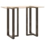 Patas mesa bar forma T 2 uds acero natural 60x35x(110-111) cm de , Patas para mesas - Ref: Foro24-4013107, Precio: 162,79 €, ...