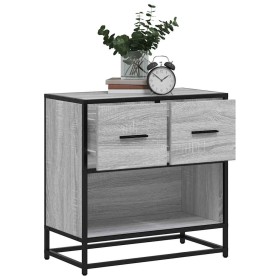 Mesita de noche sonoma gris 60x31x60 cm madera contrachapada de , Mesitas de noche - Ref: Foro24-848697, Precio: 66,44 €, Des...
