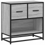 Mesita de noche sonoma gris 60x31x60 cm madera contrachapada de , Mesitas de noche - Ref: Foro24-848697, Precio: 66,44 €, Des...