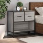 Mesita de noche sonoma gris 60x31x60 cm madera contrachapada de , Mesitas de noche - Ref: Foro24-848697, Precio: 66,44 €, Des...