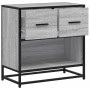 Mesita de noche sonoma gris 60x31x60 cm madera contrachapada de , Mesitas de noche - Ref: Foro24-848697, Precio: 66,44 €, Des...