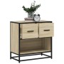 Mesita de noche roble sonoma 60x31x60 cm madera contrachapada de , Mesitas de noche - Ref: Foro24-848695, Precio: 64,87 €, De...
