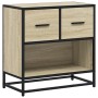Mesita de noche roble sonoma 60x31x60 cm madera contrachapada de , Mesitas de noche - Ref: Foro24-848695, Precio: 64,87 €, De...