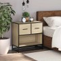 Mesita de noche roble sonoma 60x31x60 cm madera contrachapada de , Mesitas de noche - Ref: Foro24-848695, Precio: 64,87 €, De...
