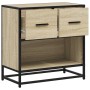 Mesita de noche roble sonoma 60x31x60 cm madera contrachapada de , Mesitas de noche - Ref: Foro24-848695, Precio: 64,87 €, De...