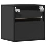 Mesitas de noche de pared 2 unidades negra 40x31x39,5 cm de , Mesitas de noche - Ref: Foro24-848725, Precio: 82,29 €, Descuen...