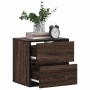 Mesitas de noche pared 2 uds color roble marrón 40x31x39,5 cm de , Mesitas de noche - Ref: Foro24-848733, Precio: 83,07 €, De...