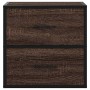 Mesitas de noche pared 2 uds color roble marrón 40x31x39,5 cm de , Mesitas de noche - Ref: Foro24-848733, Precio: 83,07 €, De...