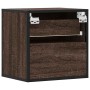Mesitas de noche pared 2 uds color roble marrón 40x31x39,5 cm de , Mesitas de noche - Ref: Foro24-848733, Precio: 83,07 €, De...