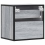 Mesitas de noche de pared 2 unidades gris sonoma 40x31x39,5 cm de , Mesitas de noche - Ref: Foro24-848731, Precio: 82,29 €, D...