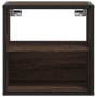 Mesita de noche de pared color roble marrón 40x31x39,5 cm de , Mesitas de noche - Ref: Foro24-848752, Precio: 34,12 €, Descue...