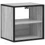 Mesita de noche de pared gris sonoma 40x31x39,5 cm de , Mesitas de noche - Ref: Foro24-848750, Precio: 34,12 €, Descuento: %