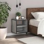 Mesita de noche de pared gris sonoma 40x31x39,5 cm de , Mesitas de noche - Ref: Foro24-848750, Precio: 34,12 €, Descuento: %